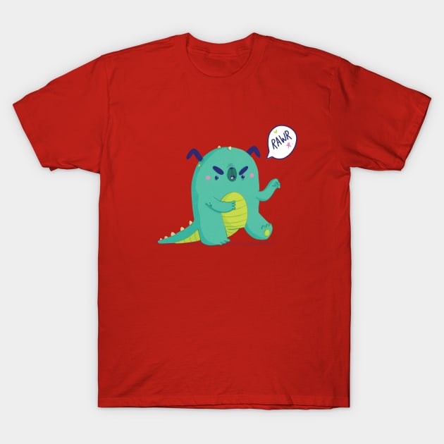 RAWR T-Shirt by Peanuttiedesign